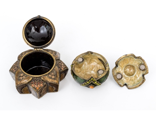 Jay Strongwater Two Trinket Boxes