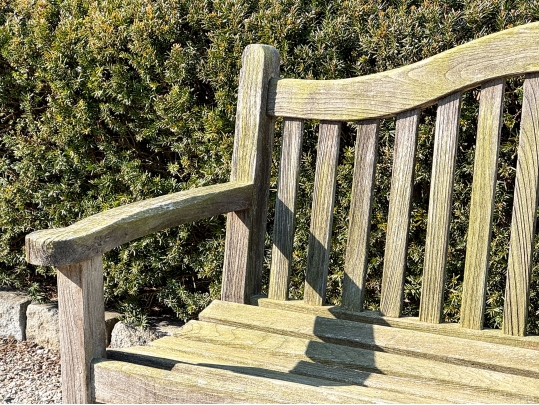 Smith & Hawken Teak Bench (1 Of 2)