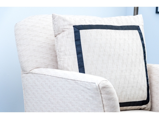 Single Custom Upholstered Accent Armchair