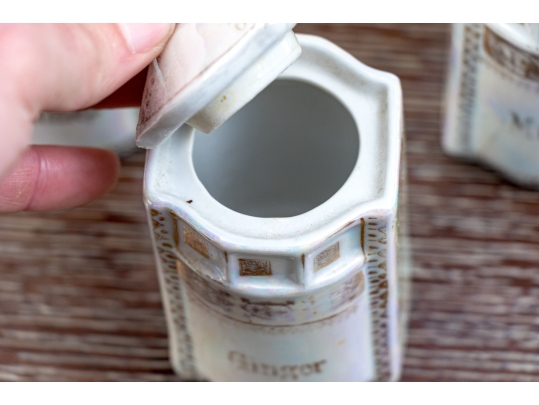 Collection Of German Lustreware Kitchen Ceramic Vessels