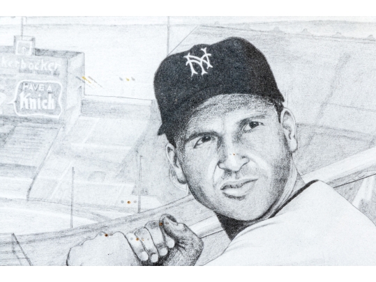 Collection Of Four Antique And Vintage Major League Baseball Posters With 1951 Pennant Poster