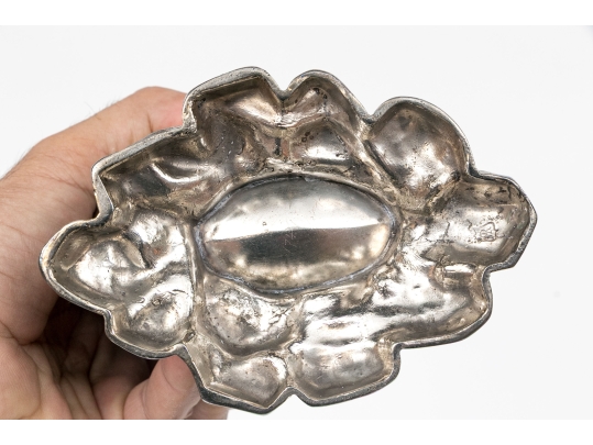 Antique English Victorian Silverplate Nautilus Spoon Warmer 