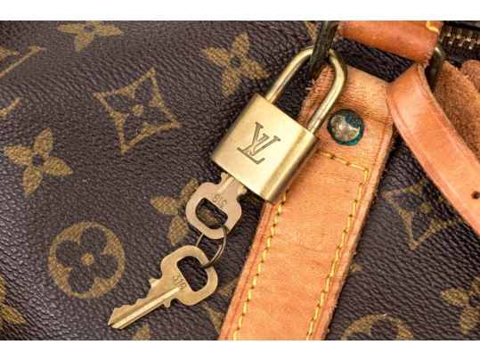 Louis Vuitton Vintage Brown Monogram Leather And Coated Canvas 