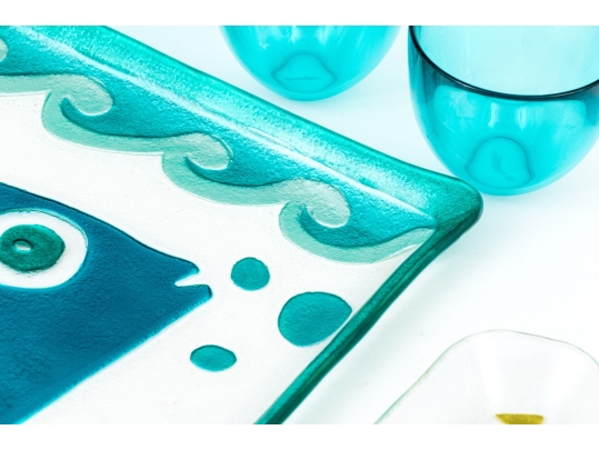 Glass And Crystal Serving Wares Including Orrefors