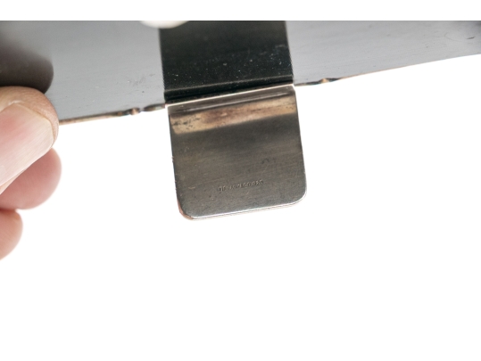 Tiffany & Co. Sterling Silver Bamboo Perpetual Desk Calendar