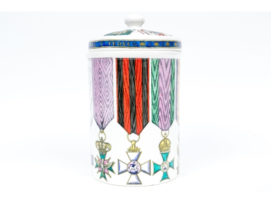 Vintage Fornasetti Ceramic Cannister