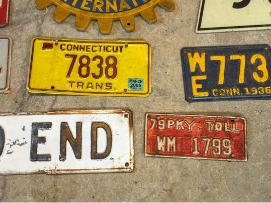 Signs & License Plates Collection