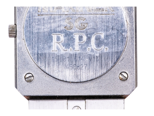 Concord Steel And Gold Vintage Mariner Nine Quartz Tank Watch, On Bracelet