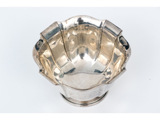 Cartier Sterling Silver Footed Bowl,  6.55 Ozt. 