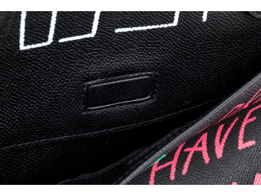 Balenciaga Ville Graffiti Leather Top Handle Bag