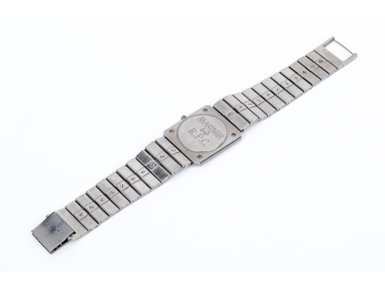 Concord Steel And Gold Vintage Mariner Nine Quartz Tank Watch, On Bracelet