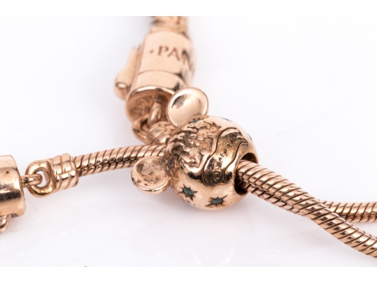 Disney Collection Of Themed Jewelry Pieces, Including A Boxed Disney Parks/Pandora Bracelet