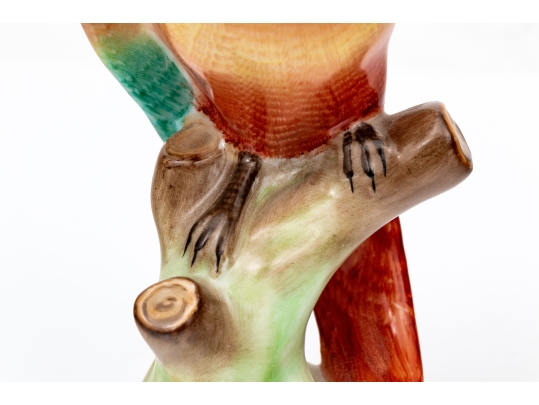 Herend Hungary Hand-Painted Porcelain Cockatoo Figure, 5009