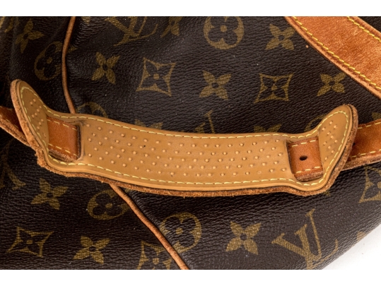 Louis Vuitton Vintage Brown Monogram Leather And Coated Canvas 