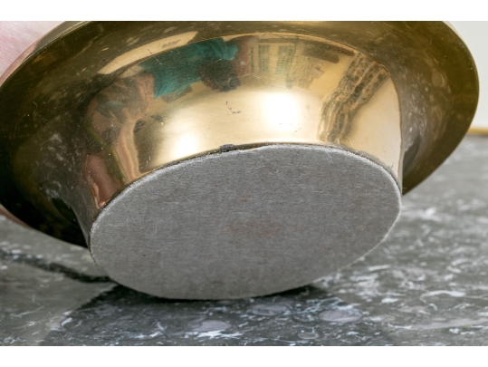 Classic Brass Three Light Bouillotte Lamp With Adjustable Shade