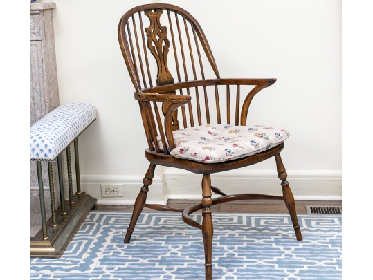 Antique Oak Windsor Armchair