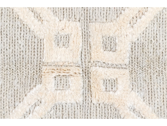 Hand Knotted Indian Linen Shumaq Carpet, 8' X 5', New