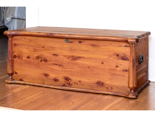 Quality Handcrafted Maple And Cedar Lined Storage Trunk