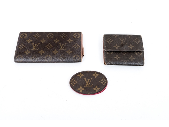 Louis Vuitton Brown Monogram Lot Of As Is Small Leather Goods (#7)
