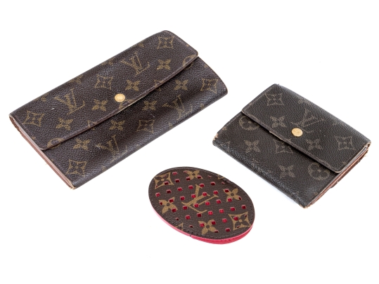 Louis Vuitton Brown Monogram Lot Of As Is Small Leather Goods (#7)