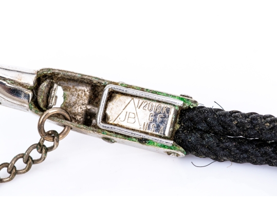 Hamilton Vintage Platinum And Diamond Case Wristwatch, Gold Filled Buckle, As-is