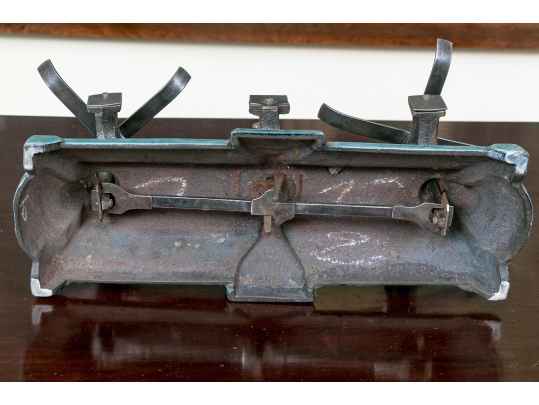 Antique Painted Cast Iron Scale