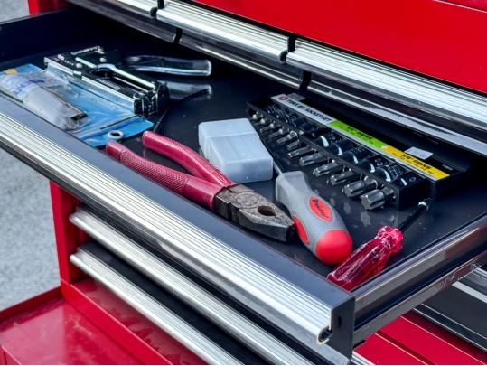 Homak Red Metal Tool Cabinet