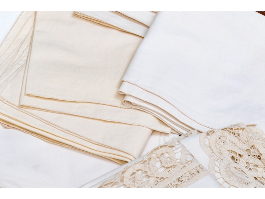 Quality Collection Of Linen Table Settings And A Tablecloth