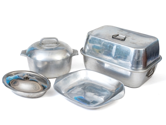 Aluminum Cooking And Serving Lot