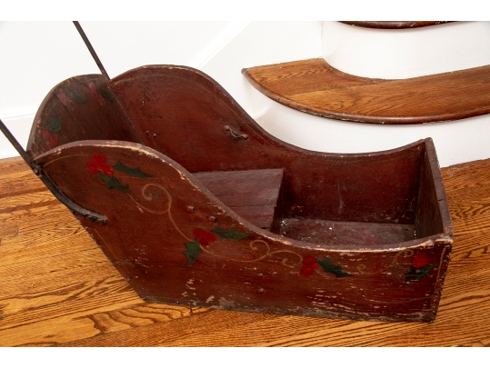 Vintage Wooden Child's Sled