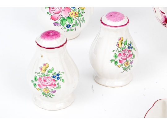 KG Luneville Hand-Painted French Ceramic Serving Wares