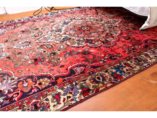 Hand-knotted Wool Carpet, 9'-8 1/2