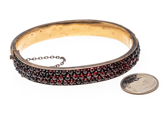 Collection Of Victorian Mourning Jewelry, Gold Filled And 9K