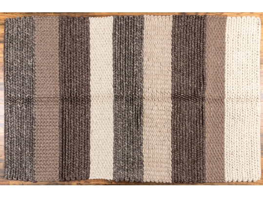 Hand Woven Felted Wool Shelton Casco Carpet, 7'-10