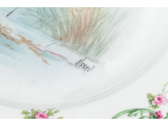 Set Of 11 French, Theodore Haviland Limoge Dishes, Signed