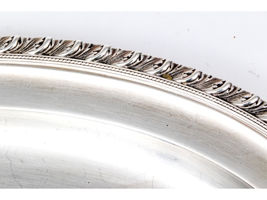 Tiffany & Co. Sterling Silver Oval Serving Platter, 36.64 Ozt.