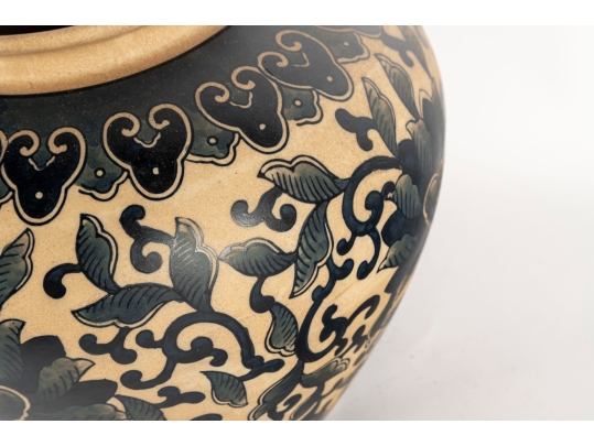 Decorative Asian-Style Ceramic Vase