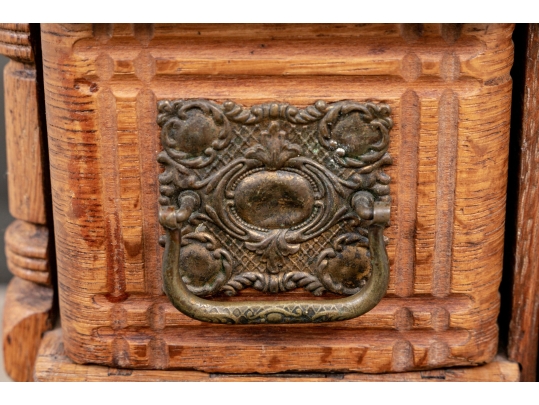 Vintage Six-drawer Table Storage Cabinet.