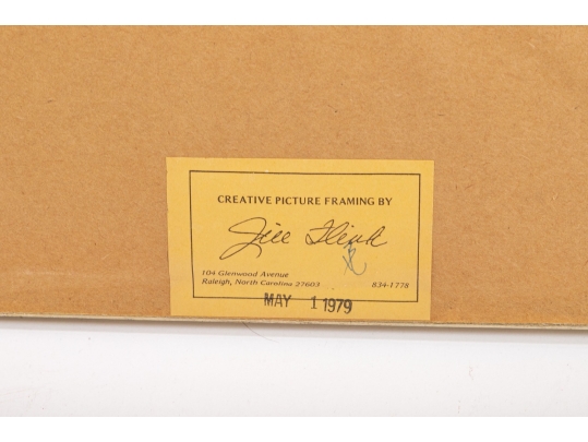 Signed Chinese Brush & Ink On Silk Landscape 