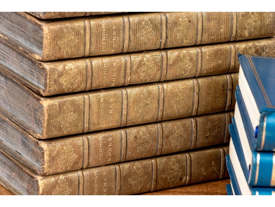Collection Of Eighteen Nicely Bound Books