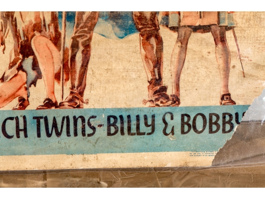 Collection Of Seven 1930's Stamford Theatre Movie Posters And  A 1953 Movie Poster