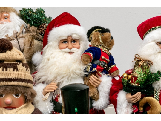 Collection Of 15 Pieces Of Christmas Related Decoration