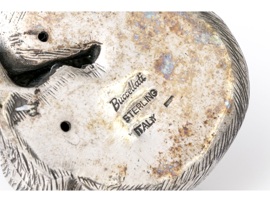 Buccellati Sterling Silver Miniature Precious Curled Fox