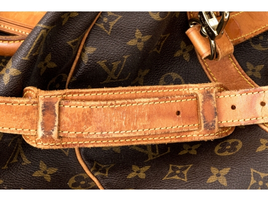 Louis Vuitton Vintage Brown Monogram Leather And Coated Canvas 