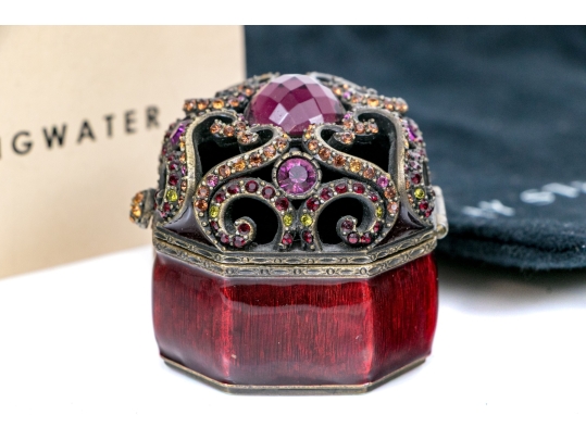 Jay Strongwater Small Octagonal Trinket Box