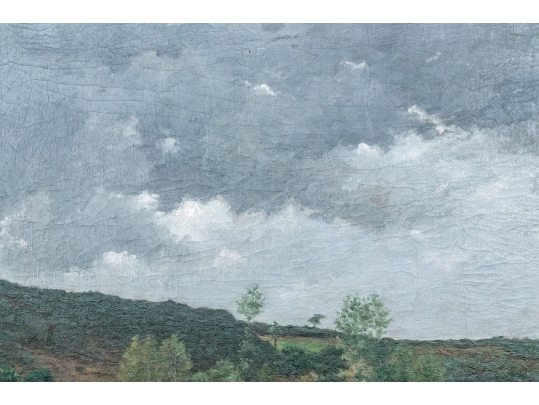 Austin Signed Oil On Canvas Painting, Landscape, '81