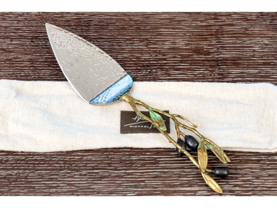 Fabulous Michael Aram Hand-Crafted Cake Or Pie Slice Server