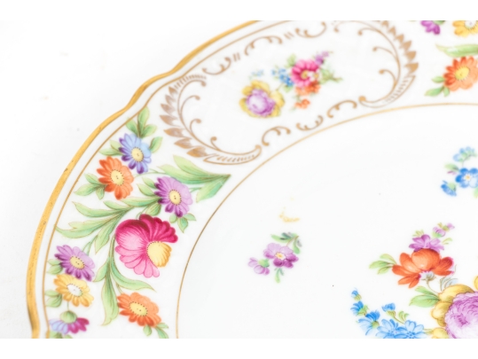 Assembled Set Of Seven Schumann Bavaria Hand-Painted Plates