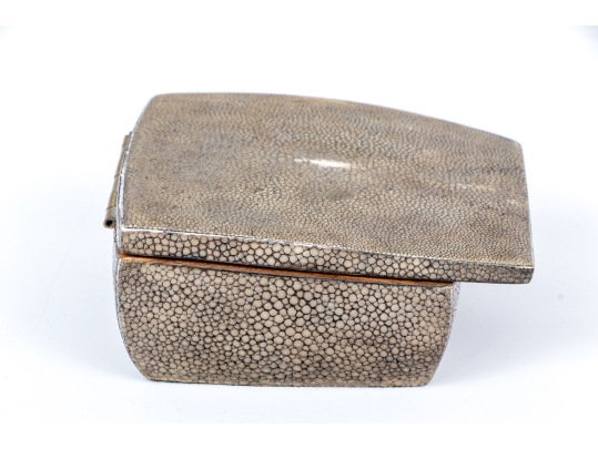 Vintage Ray Augousti Shagreen Covered Wooden Box