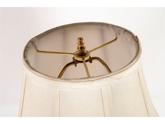 Chinese Famille Rose Porcelain Vase Mounted As A Lamp